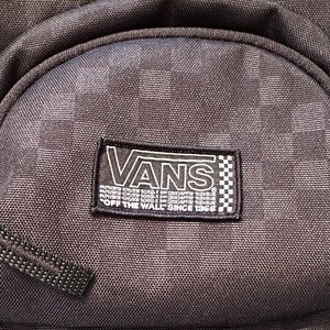 Vans “off the wall” black mini Backpack